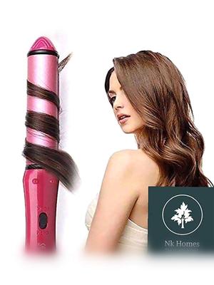 2 in 1 Hair Straightener & Curler – Professional Heat Styling Tool