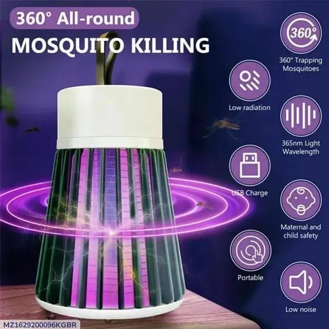 USB Mosquito Killer Lamp 360 UV Indoor Outdoor Rechargeable
