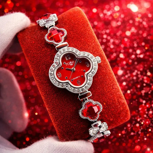 Chic Women's Watch with Chain Strap - 1 Pc - Elegant Design Available in Multiple Colors