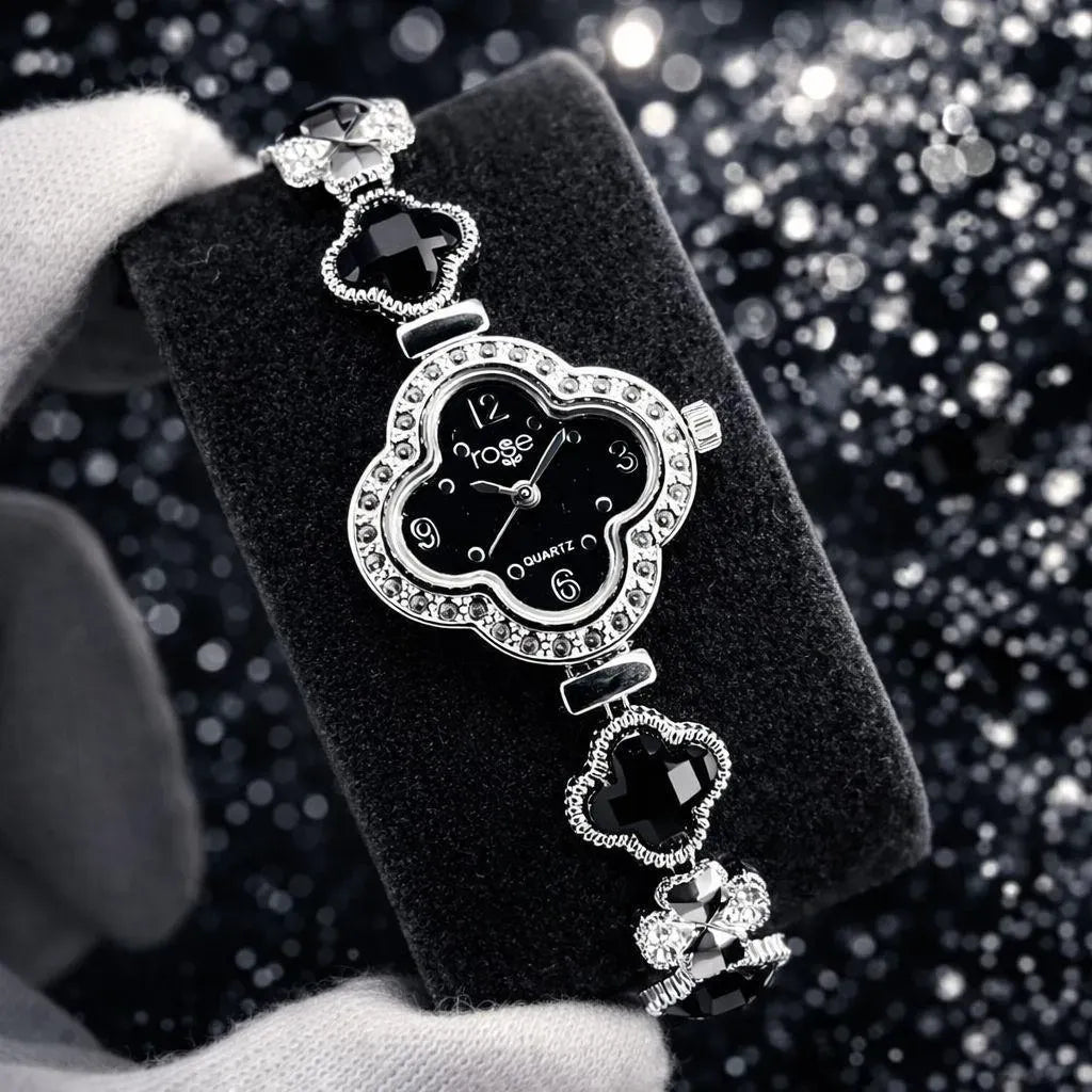 Chic Women's Watch with Chain Strap - 1 Pc - Elegant Design Available in Multiple Colors