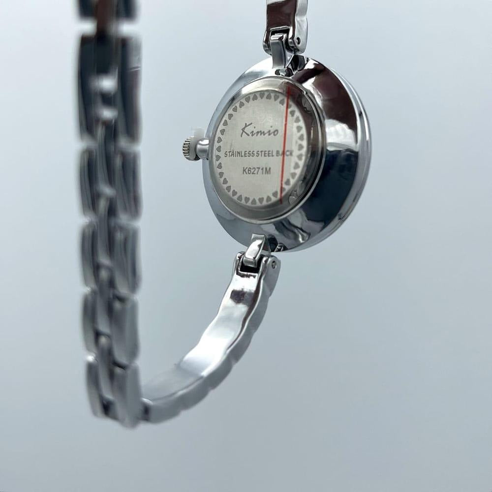 Elegant Silver Stainless Steel Women's Watch – Kimio Quartz Wrist Watch