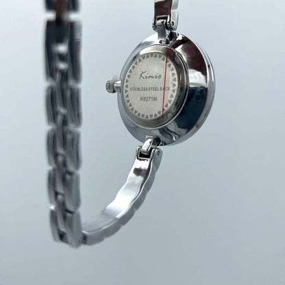 Elegant Silver Stainless Steel Women's Watch – Kimio Quartz Wrist Watch